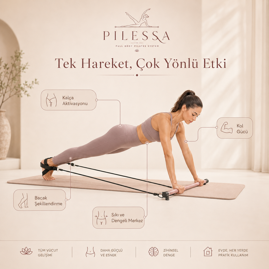 Full Vücut Pilates Bar Sistemi