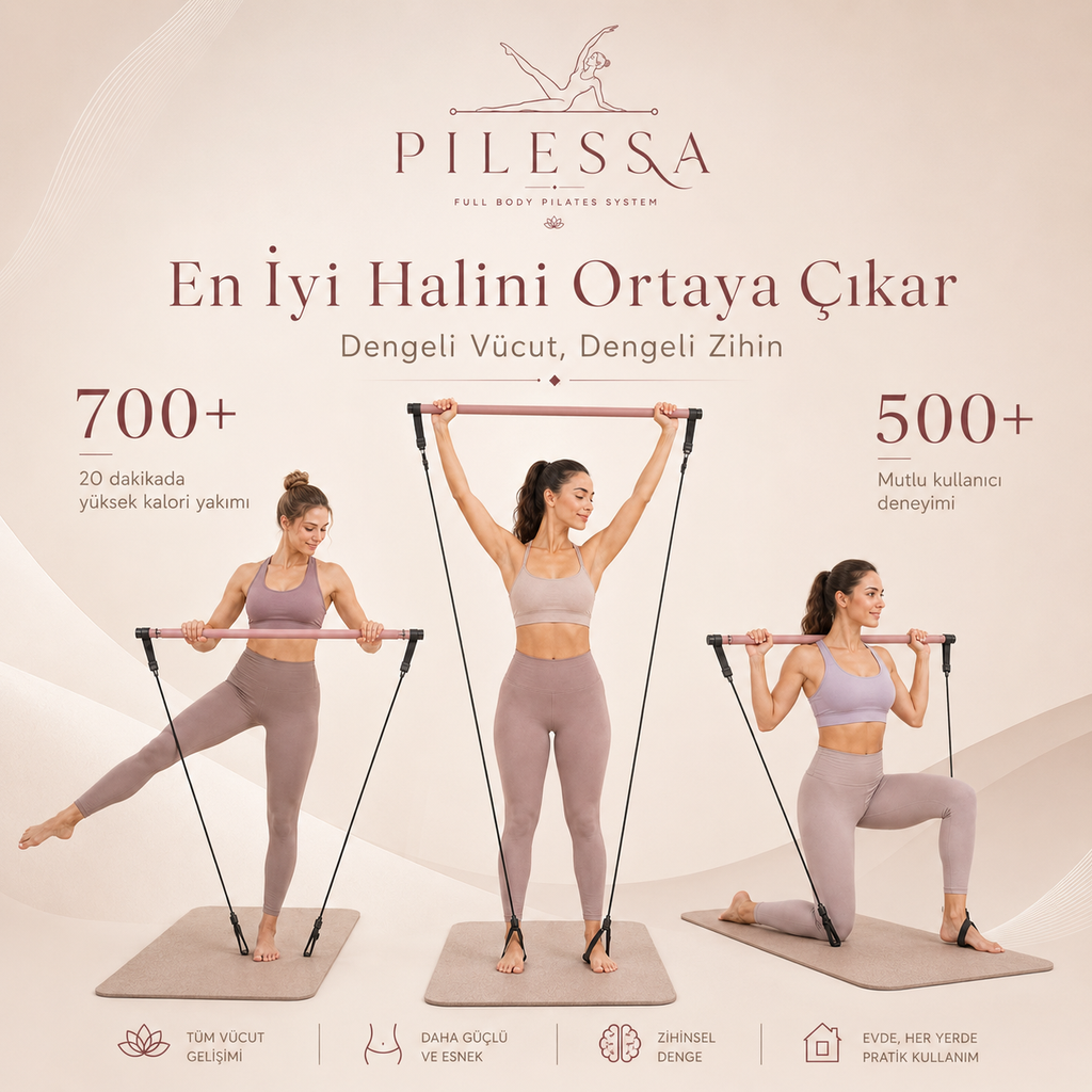 Full Vücut Pilates Bar Sistemi